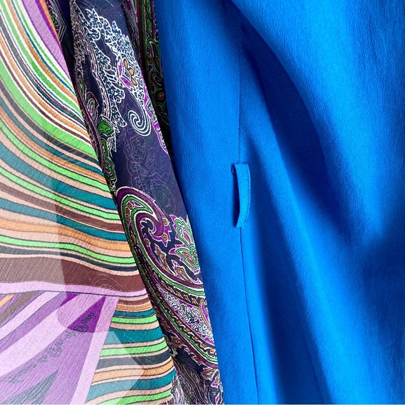 Amour de Pin Up Mathilda Silk Scarf Paisley Hem Robe Top/Dress Read Description - Picture 4 of 12